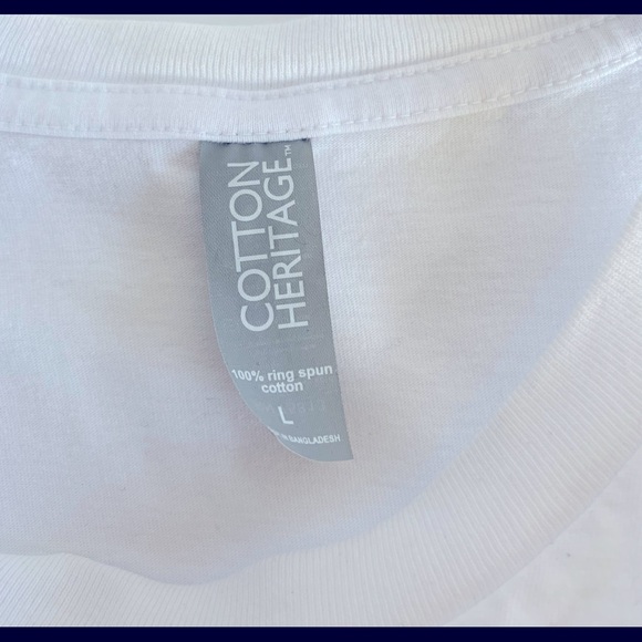 Cotton Heritage Colin Karpernick Tee Shirt Sz L - Picture 8 of 8